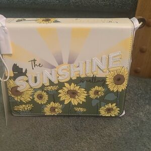 RADLEY LONDON Sunflower Crossbody Bag - Cream and Green